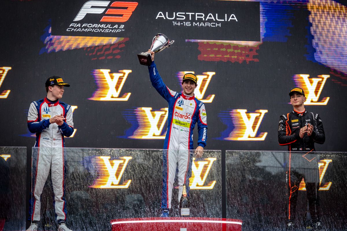 Rafael Câmara wins Melbourne F3 Feature race for Trident