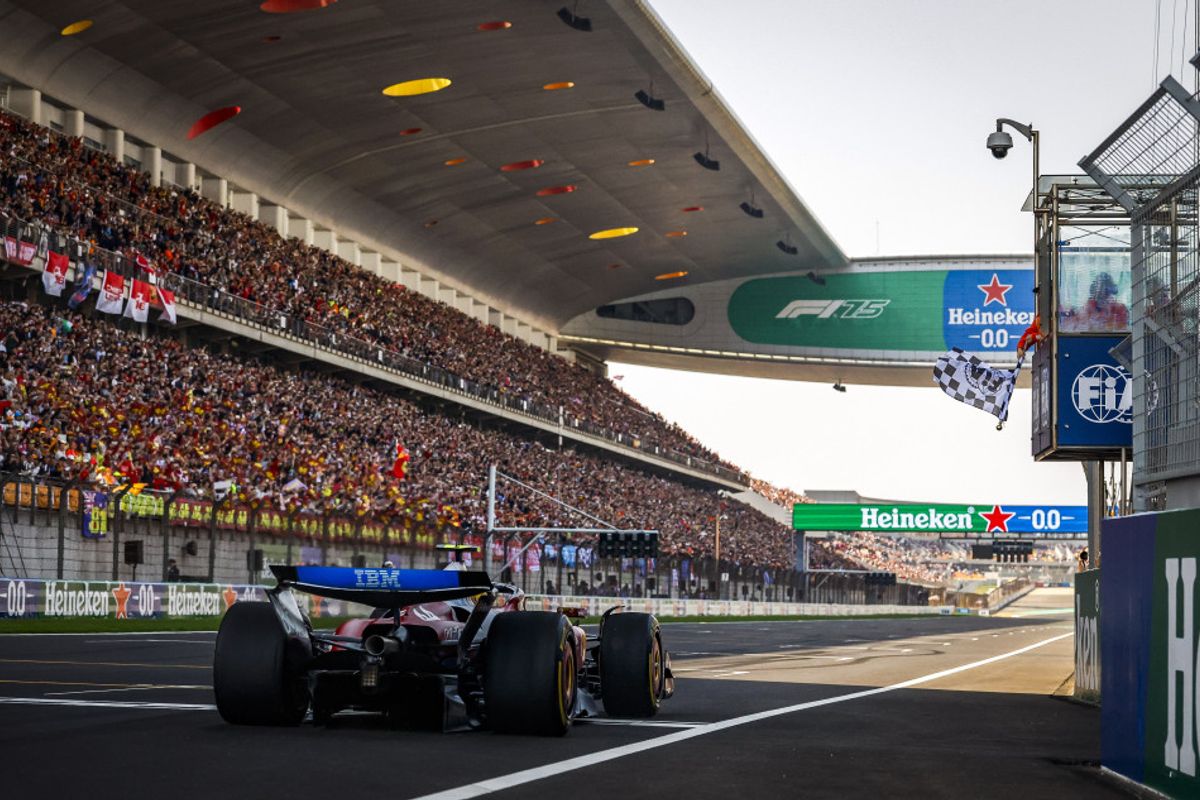 Hamilton takes first win for Ferrari in Chinese Sprint Race