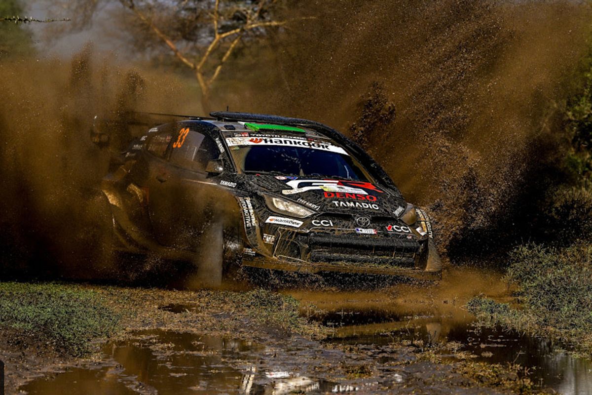 Evans leads at the end of merciless Saturday at Safari Rally Kenya