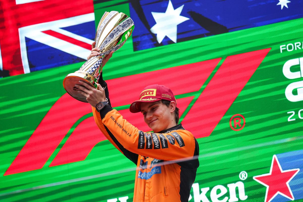 Piastri leads 1-2 for McLaren ahead of Russell in Chinese Grand Prix