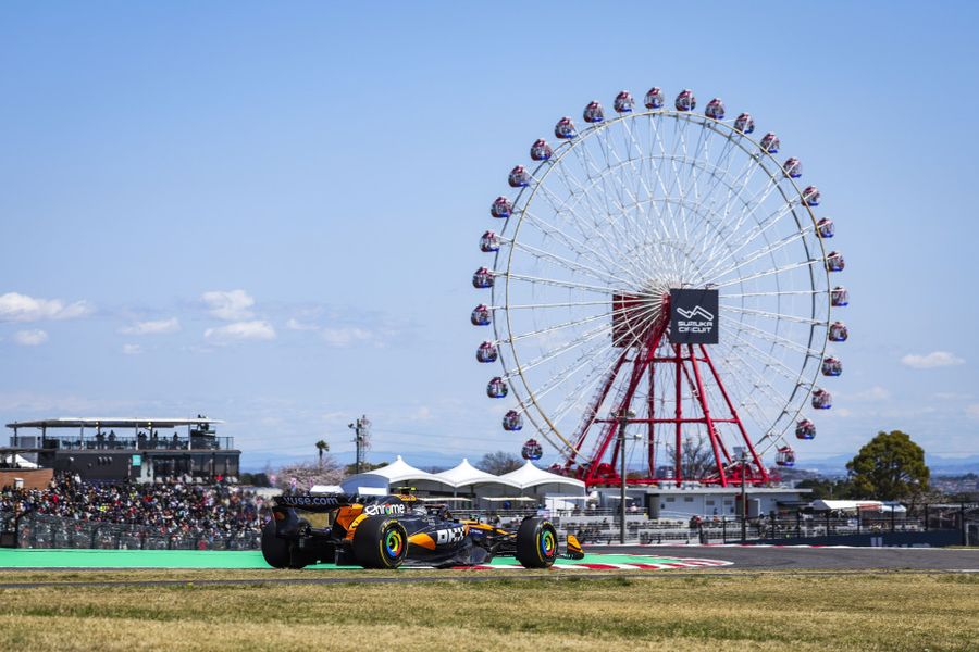 Norris & Piastri top Friday testing for the Japanese Grand Prix