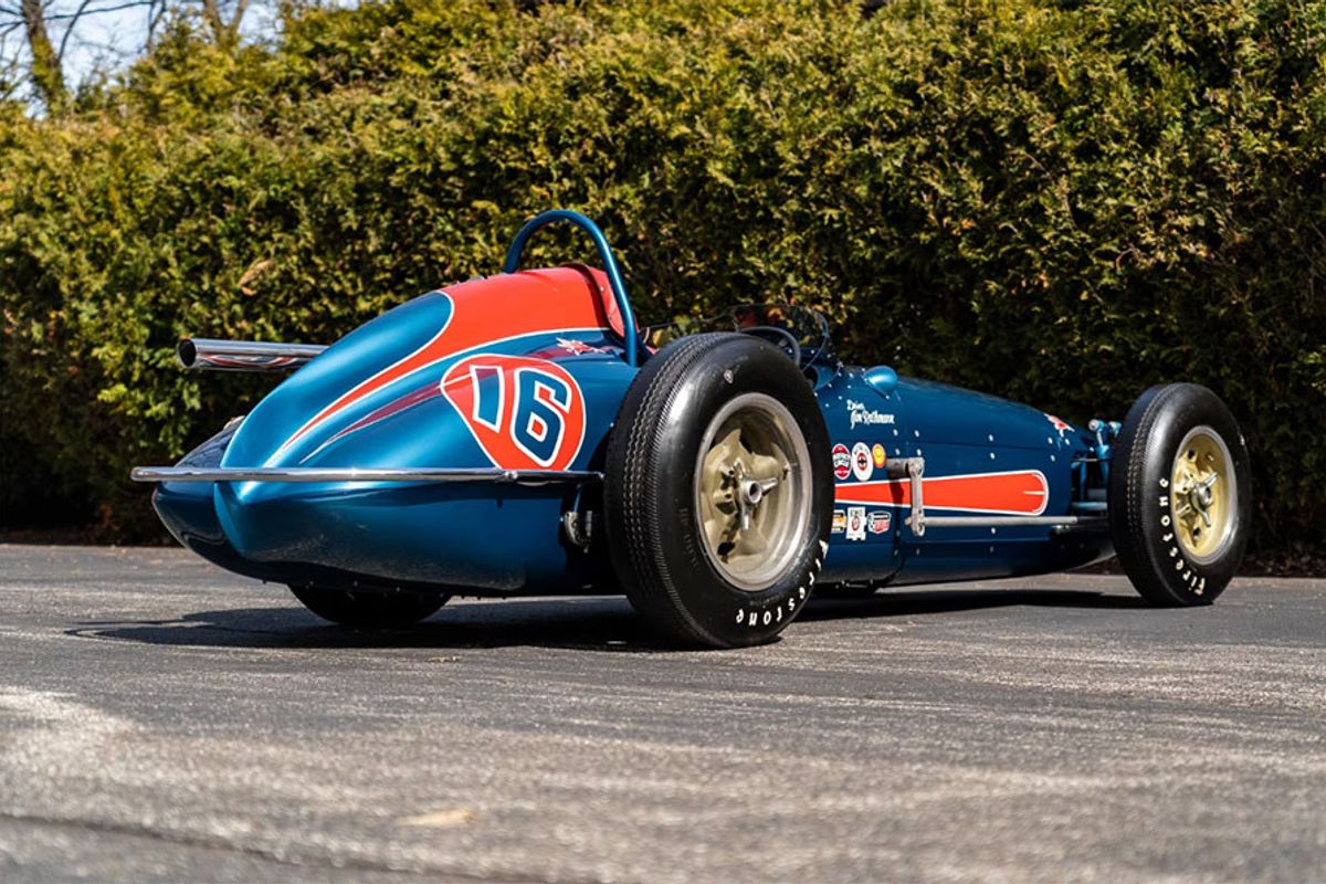 Indy 500 raced Watson Coral Harbour Special Roadster @ Mecum Indy Auction
