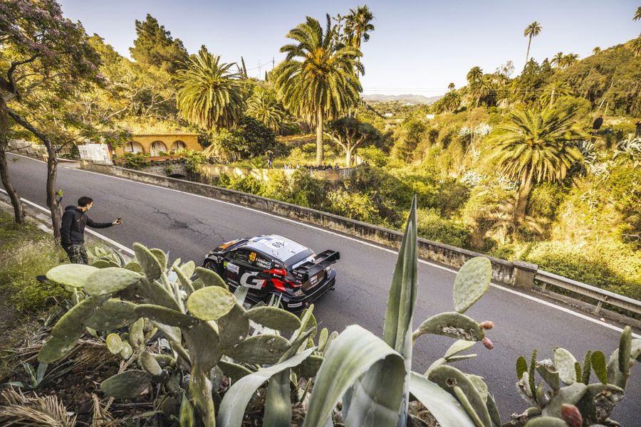 Rovanperä leads Toyota clean sweep Friday in Gran Canaria WRC