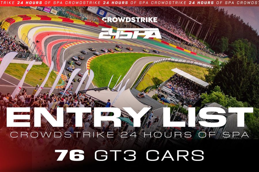 24 Hours of Spa set for record-breaking edition