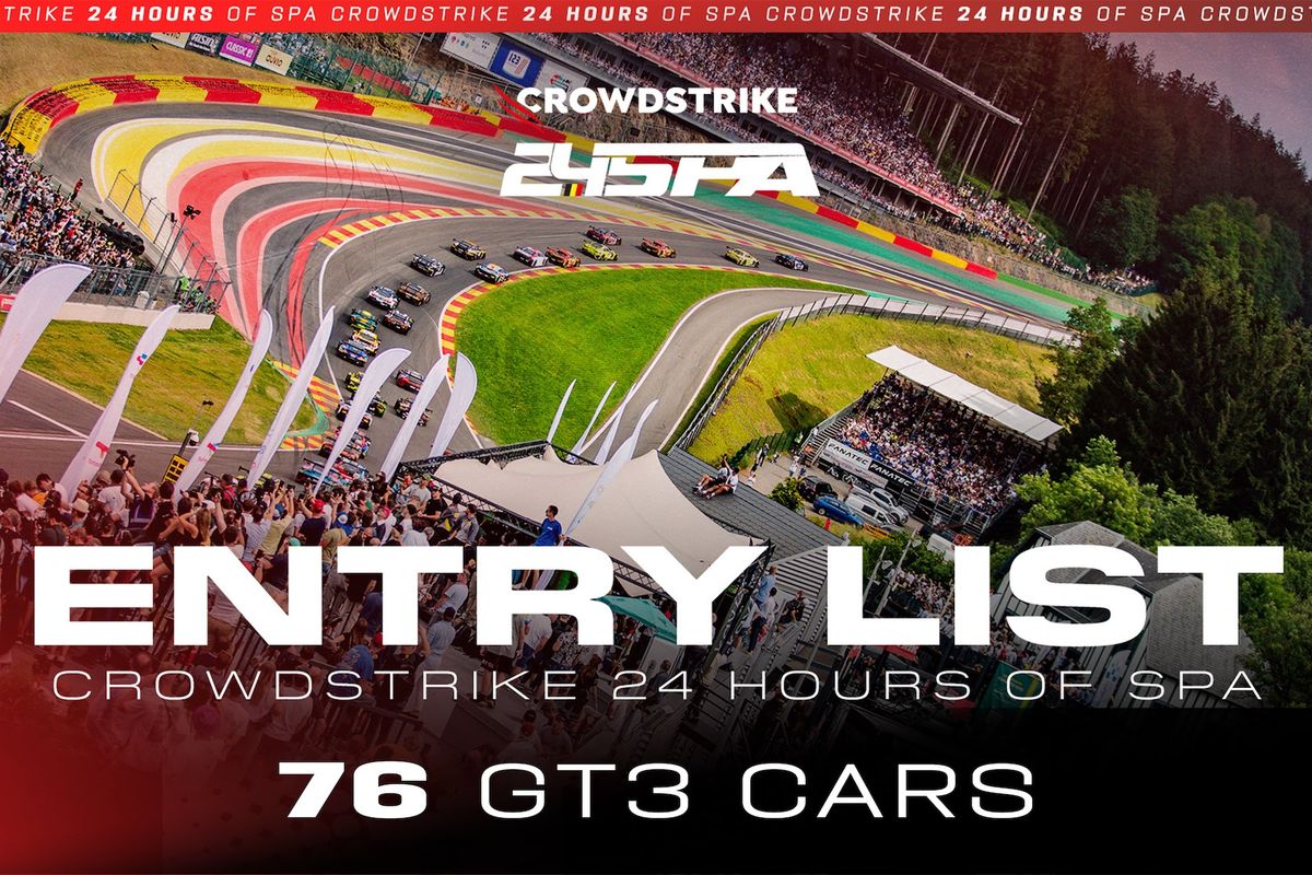 24 Hours of Spa set for record-breaking edition