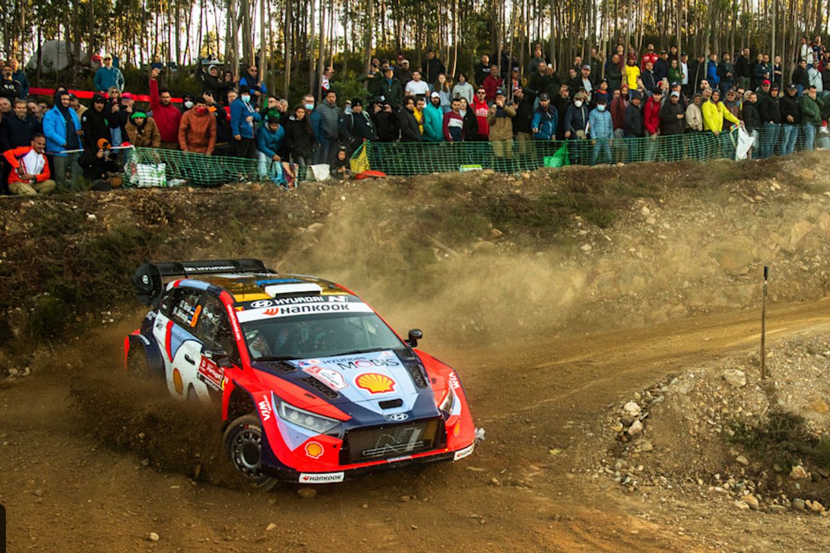 Tänak leads after fierce Friday on Rally de Portugal