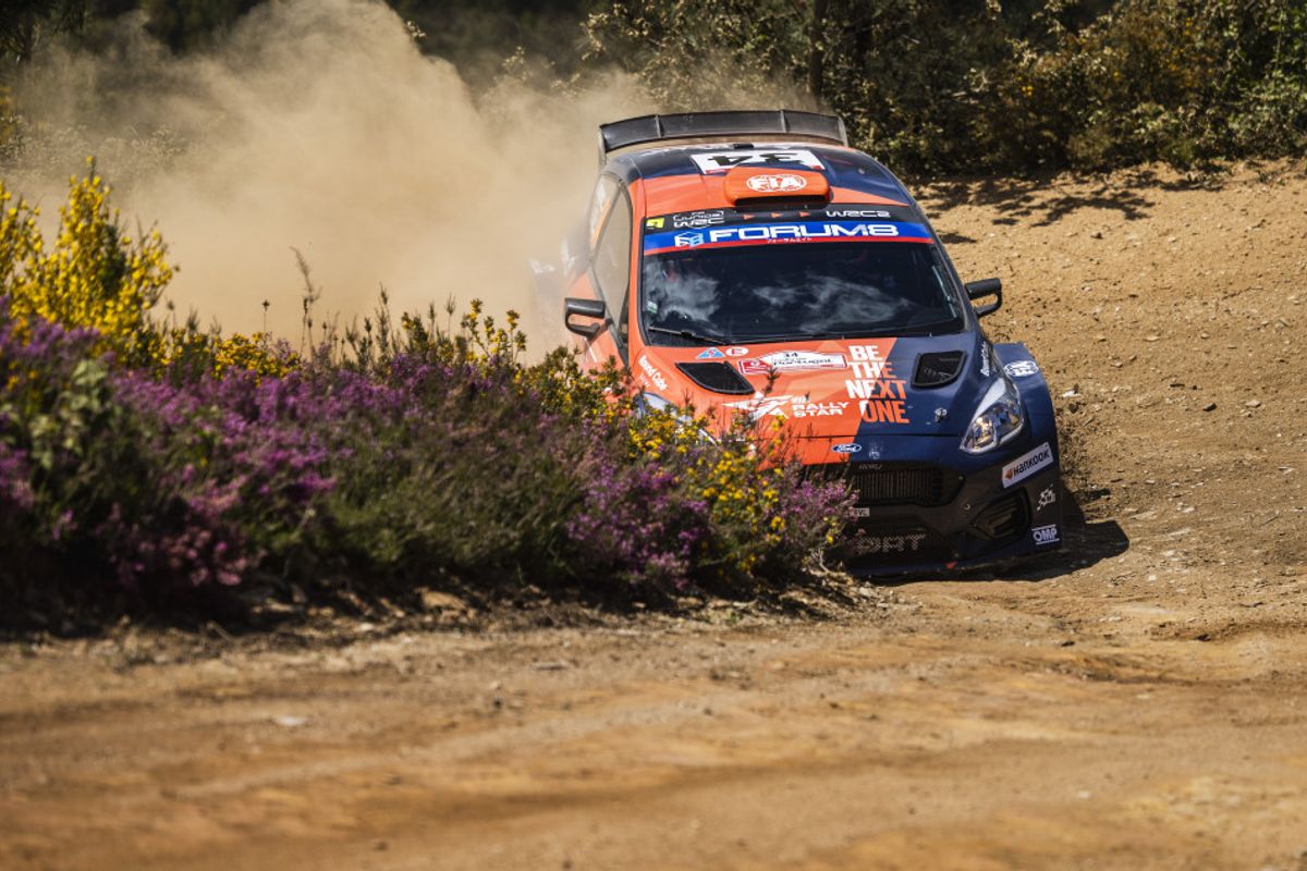Gravel tracks of Sardinian mountains next up for WRC2 Champion