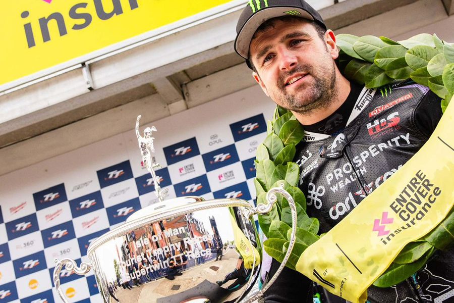 Michael Dunlop takes 33rd TT win with new Supertwin lap record