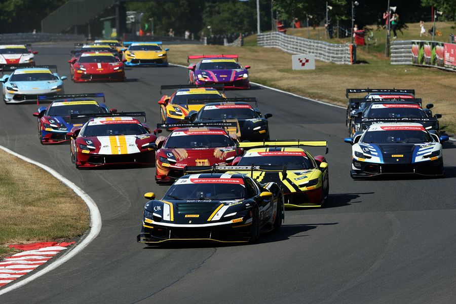 Brands Hatch hosts the third round of the Ferrari Challenge UK