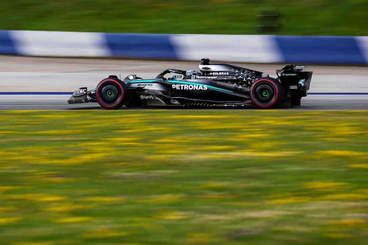 Russell sets the early pace in FP1 for the Austrian Grand Prix