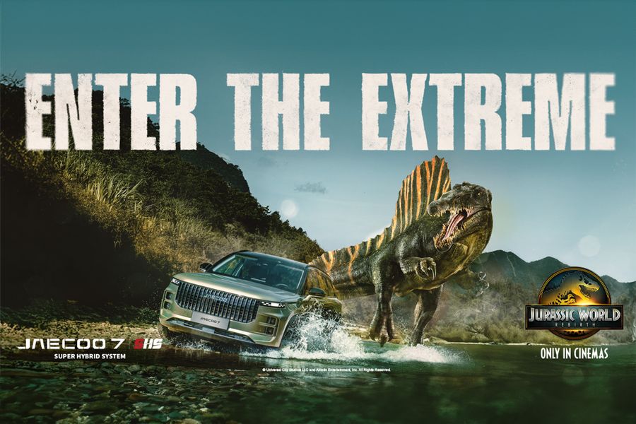 JAECOO SUV & Jurassic World Rebirth venture into the Unknown Boundary 