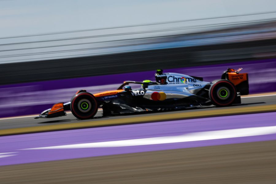 Norris tops FP2 at Silverstone ahead of the Ferraris and Piastri