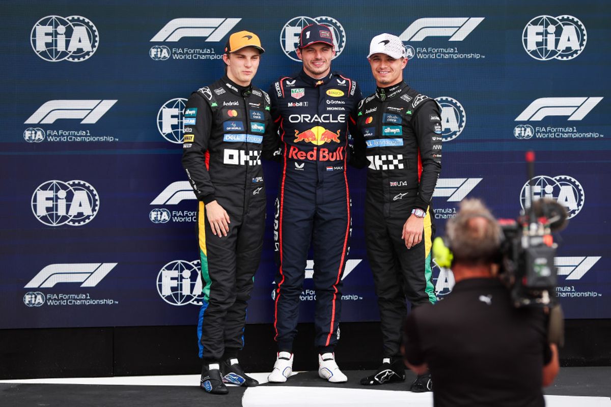 Verstappen beats the McLarens to a stunning Silverstone pole
