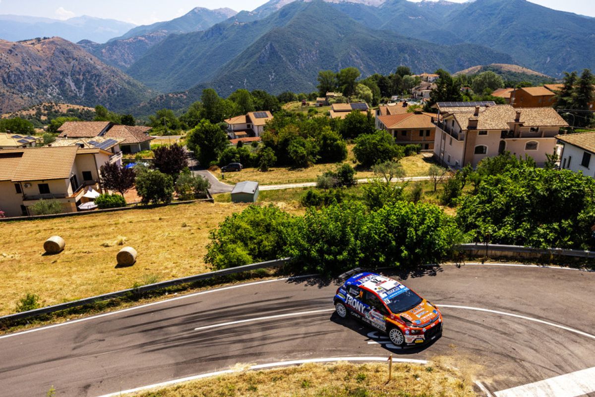 Andrea Crugnola has a Rally di Roma Capitale hat-trick in his grasp 