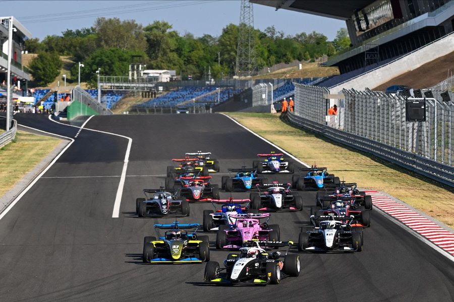 Gianmarco Pradel powers to maiden GB3 victory in Hungaroring race one