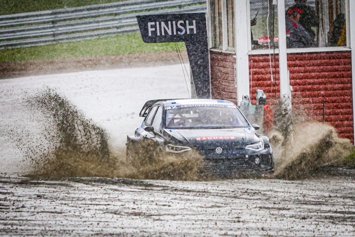 Kristoffersson wins soaking Swedish World RX final