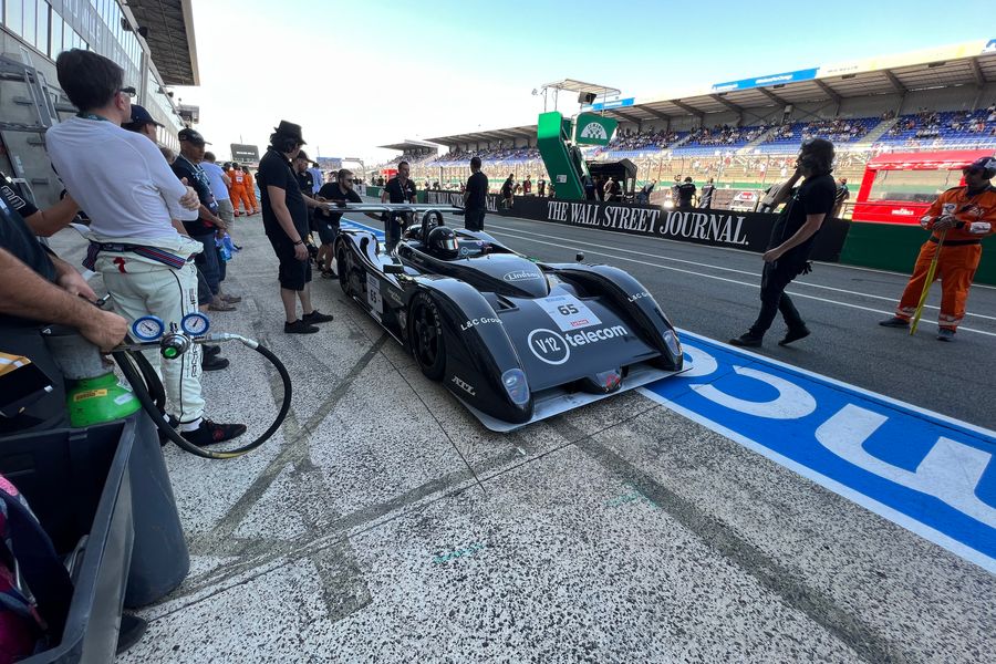 Unique British racing car makes emotional debut at the Le Mans Classic