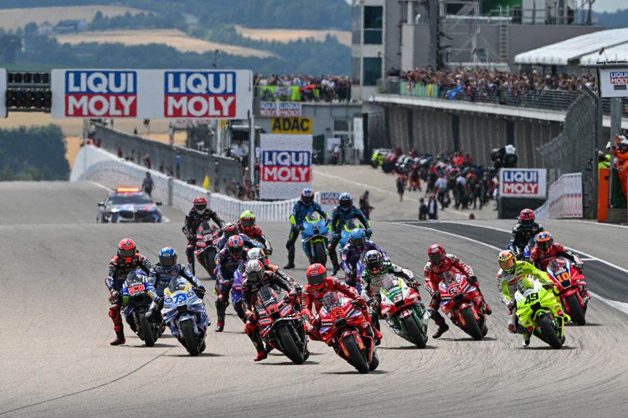 Marquez wins Sachsenring MotoGP as podium contenders crash