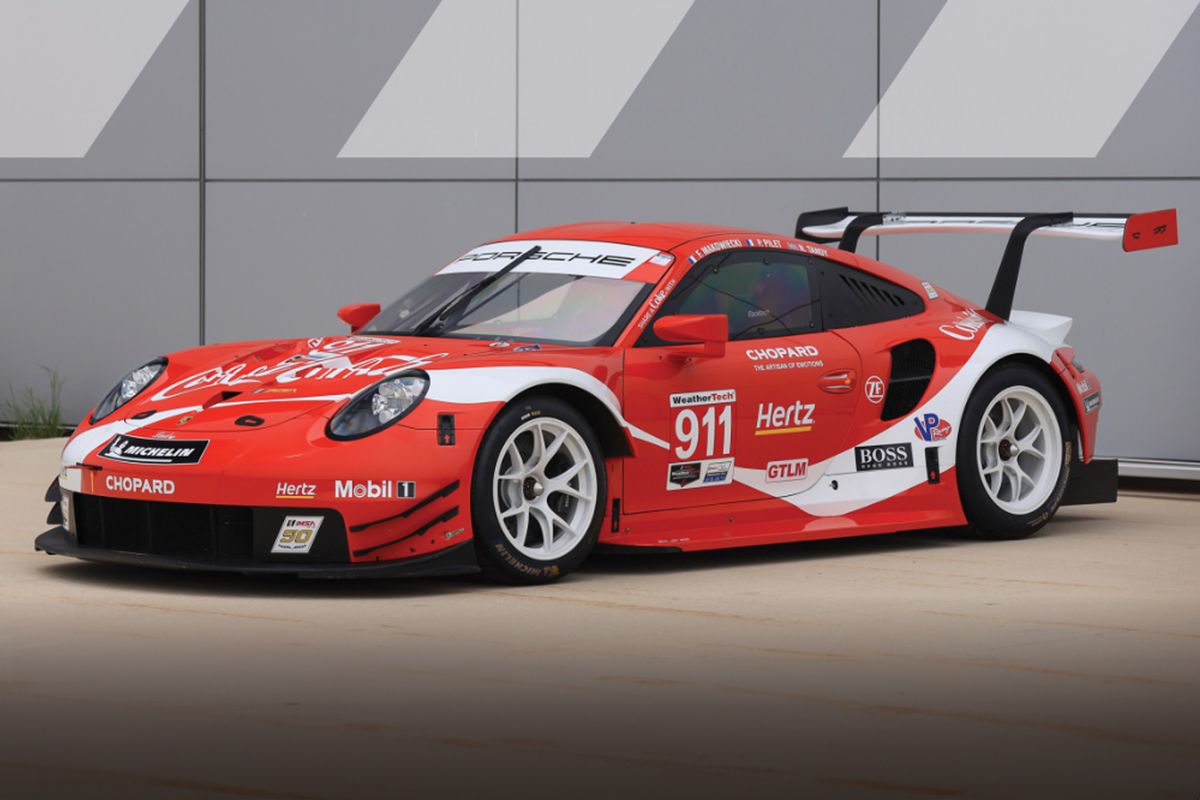 Coca-Cola Liveried Porsche 911 RSR-17 @ Goodings Pebble Beach Auctions, video