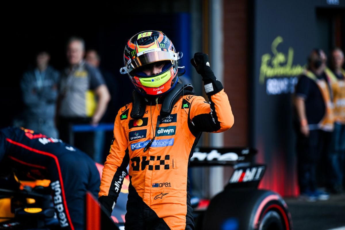 Piastri on pole for Sprint in Belgium ahead of Verstappen and Norris