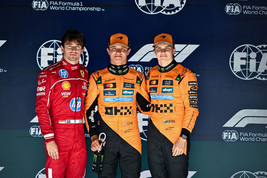  Norris takes Belgium GP pole ahead of Piastri and Leclerc