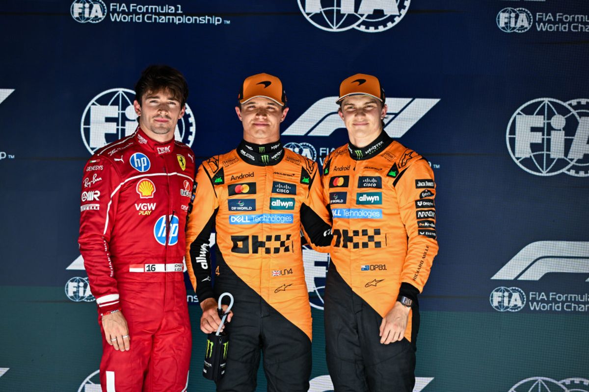  Norris takes Belgium GP pole ahead of Piastri and Leclerc