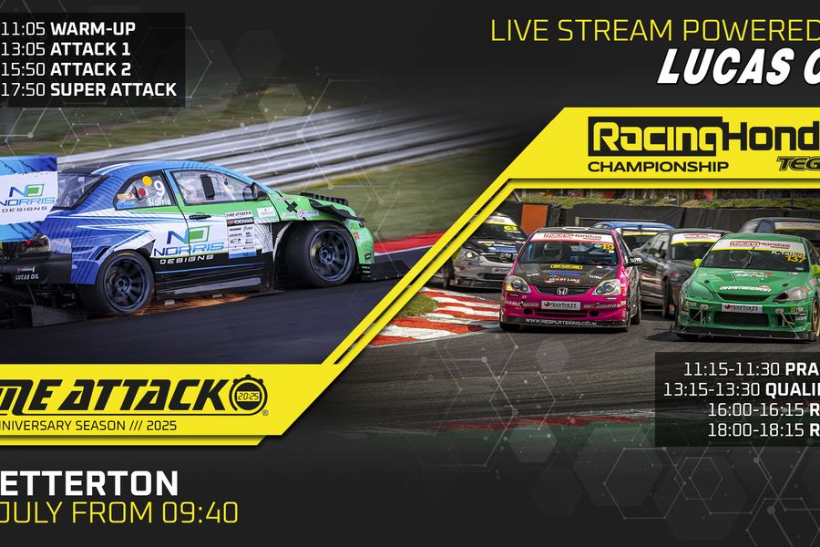 Club Time Attack Live stream: Snetterton - Sunday 27th July 