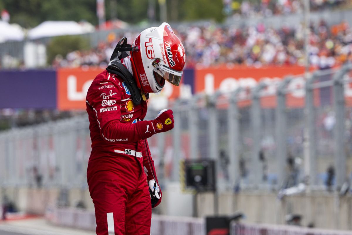 Leclerc takes surprise pole position at the Hungaroring