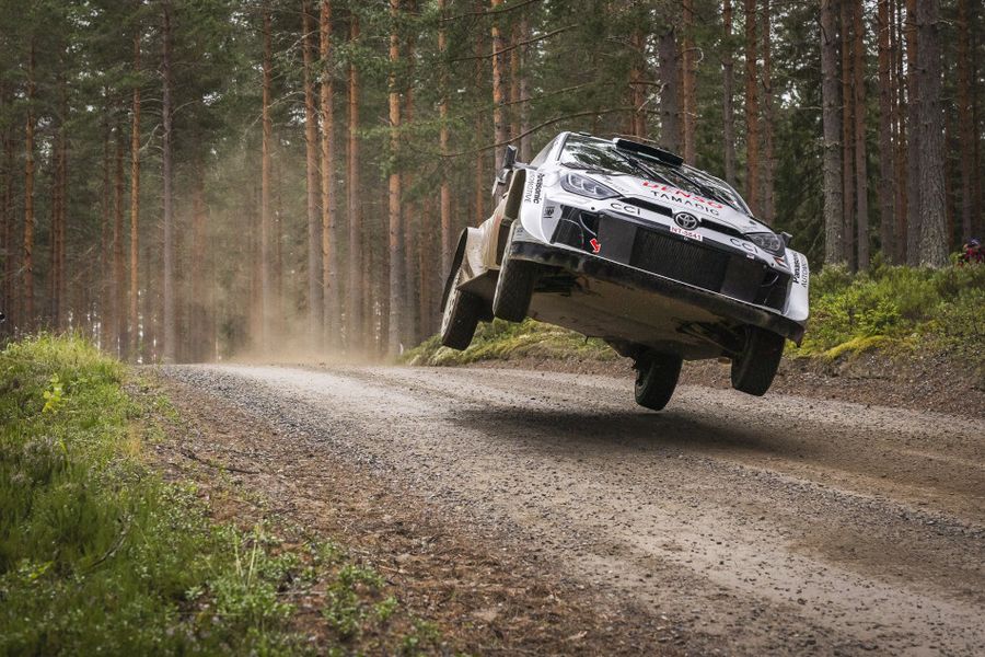 Rovanperä tops Toyota top five  sweep Saturday on Rally Finland