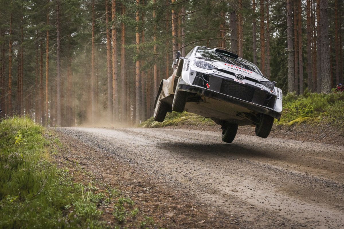 Rovanperä tops Toyota top five  sweep Saturday on Rally Finland