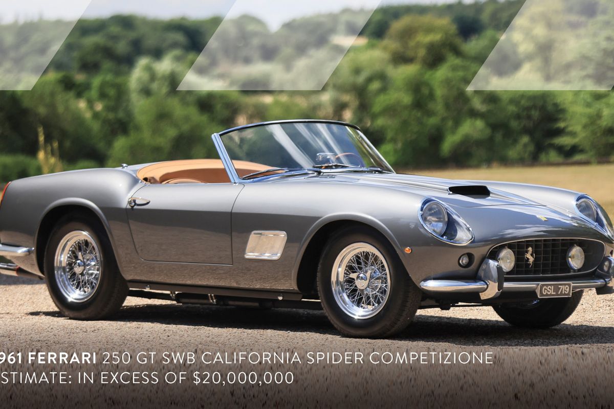 Ferrari Classiche Certified 250 GT California Spiders @ Goodings, video