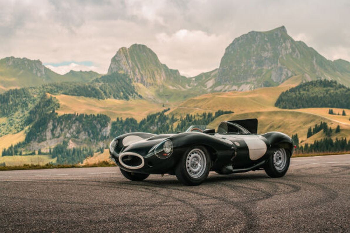 Stunning and un-raced Jaguar D-type at Broad Arrows  Zürich Auction