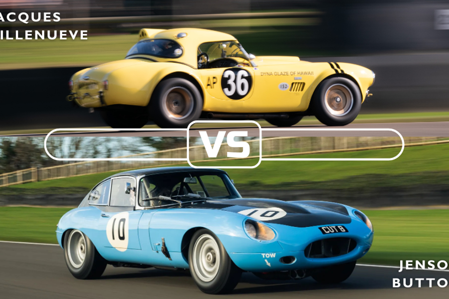 Jacques Villeneuve v Jenson Button @ Goodwood Revival