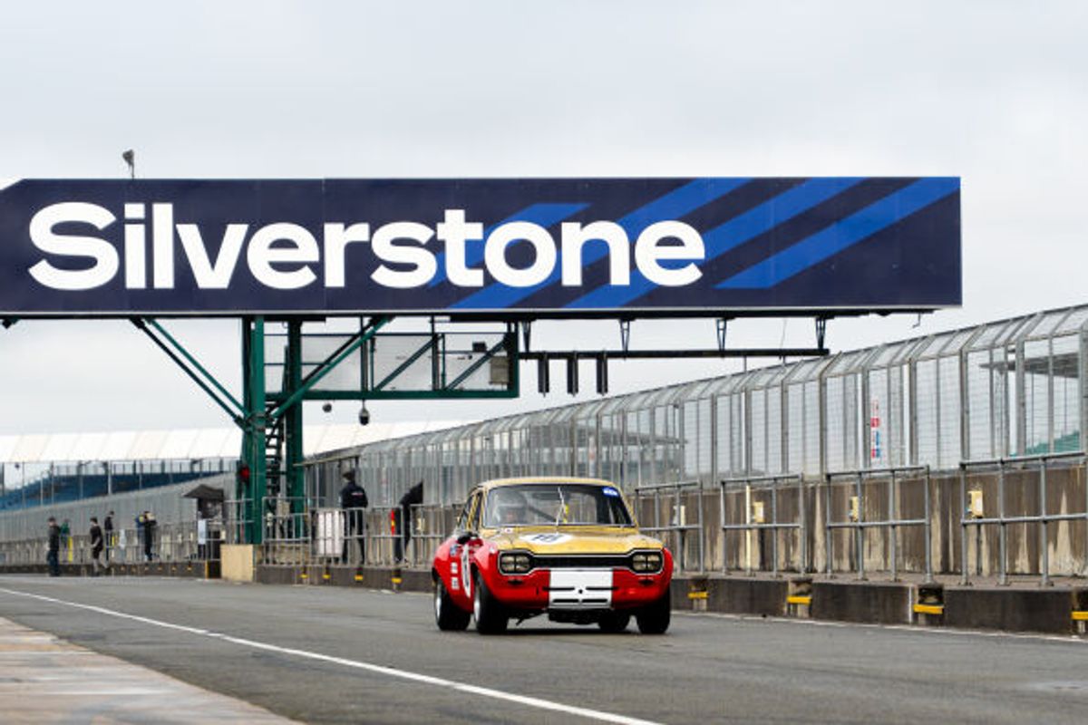 Alan Mann 68 Edition Ford Escort makes race debut at Silverstone Festival