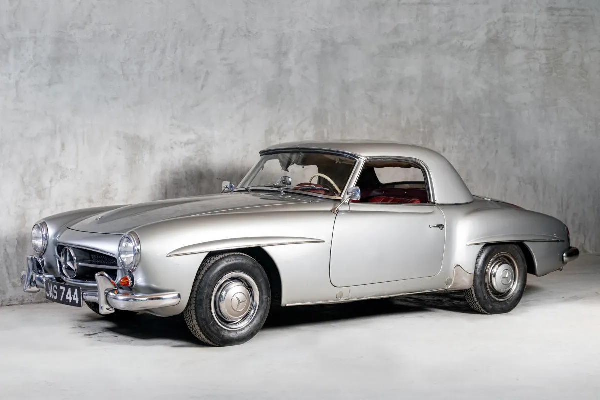 1958 Mercedes-Benz 190 SL Convertible with Hardtop @ Bonhams Beaulieu Auction
