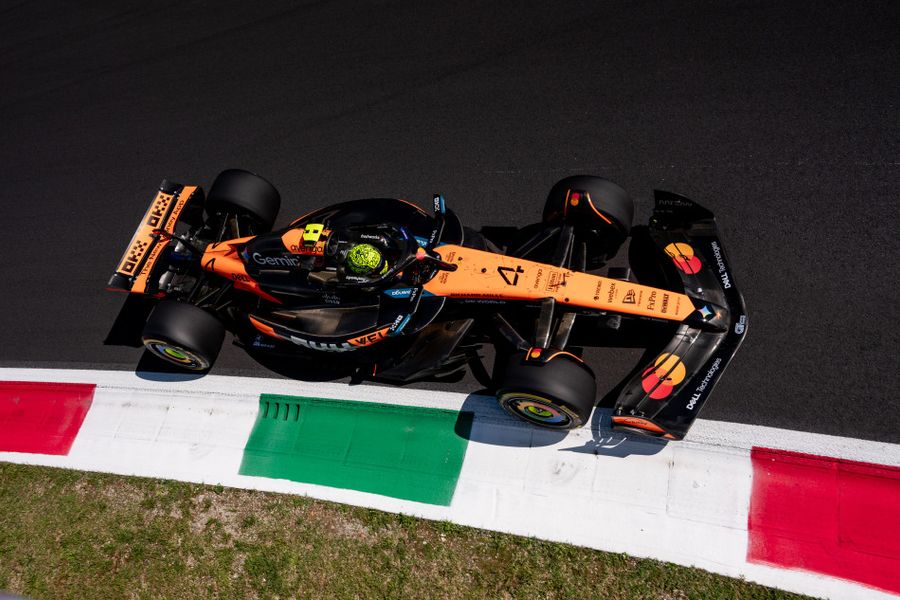 Norris quickest in Italian GP FP2 at Monza, ahead of Leclerc and Sainz