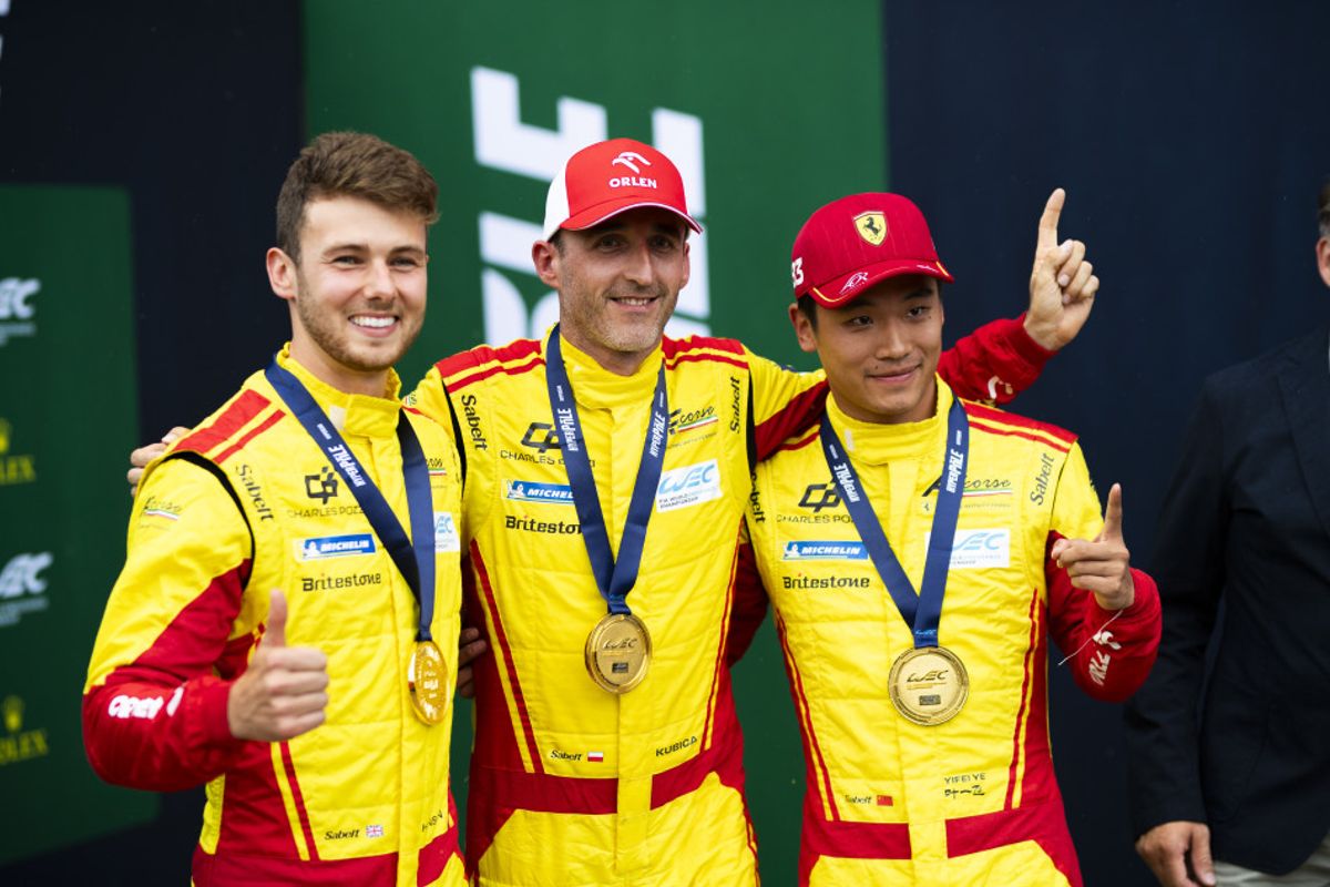 Kubica puts the AF Corse Ferrari 499P on COTA WEC pole