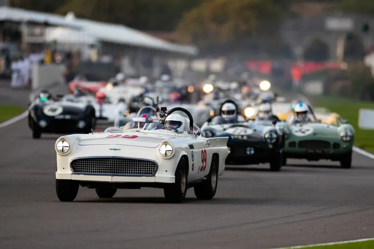 Watch the best moments from the opening day of the Goodwood Revival
