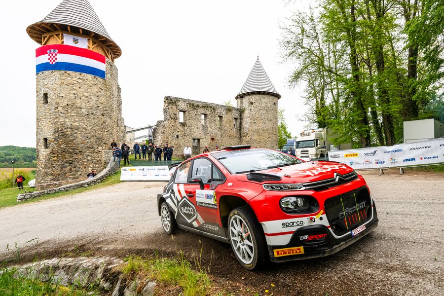 European Rally Championship title chase goes down to the wire in Croatia