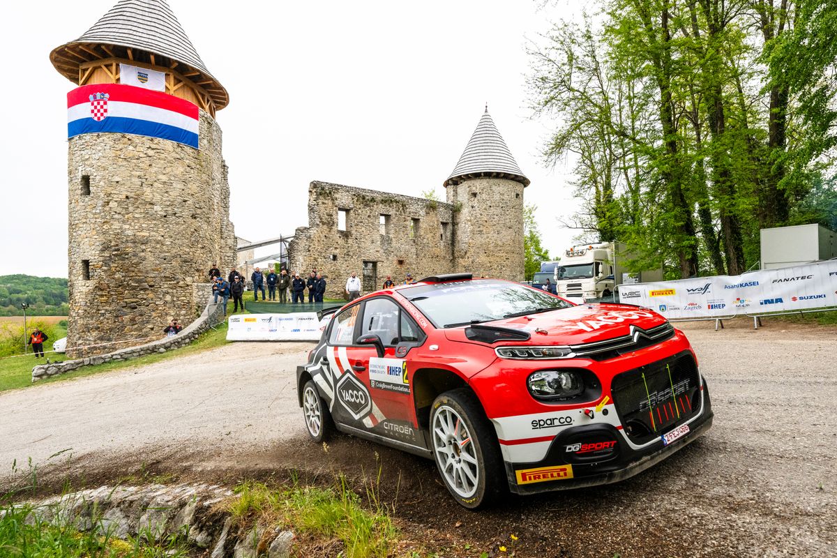 European Rally Championship title chase goes down to the wire in Croatia