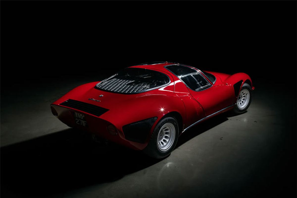 Alfa Romeo tipo 33 stradale sold by Mouse Motors