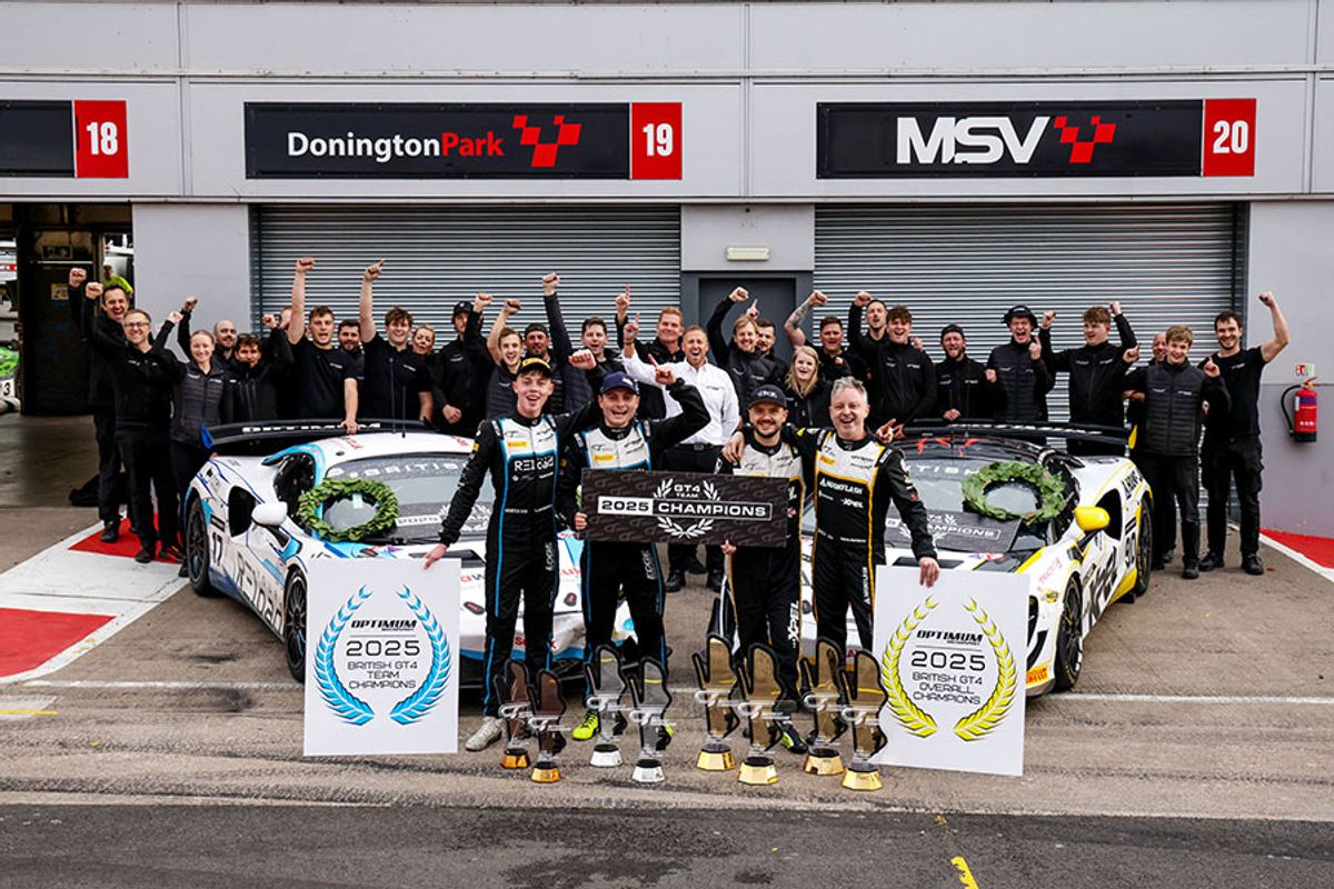 McLaren Artura GT4 wins 2nd successive British GT Drivers' title
