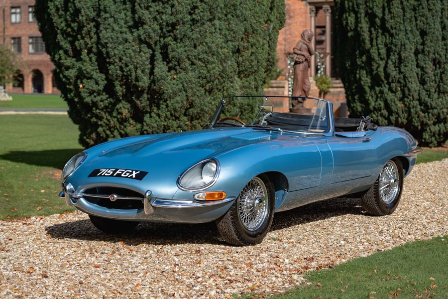 1961 Jaguar E-Type 3.8 Series 1 'Flat Floor' Roadster @ H&H Buxton auction