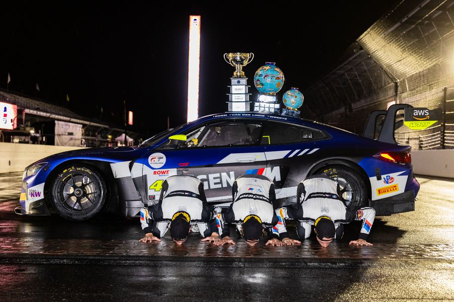 Van der Linde claims historic IGTC title treble in stormy Indianapolis 8 Hour