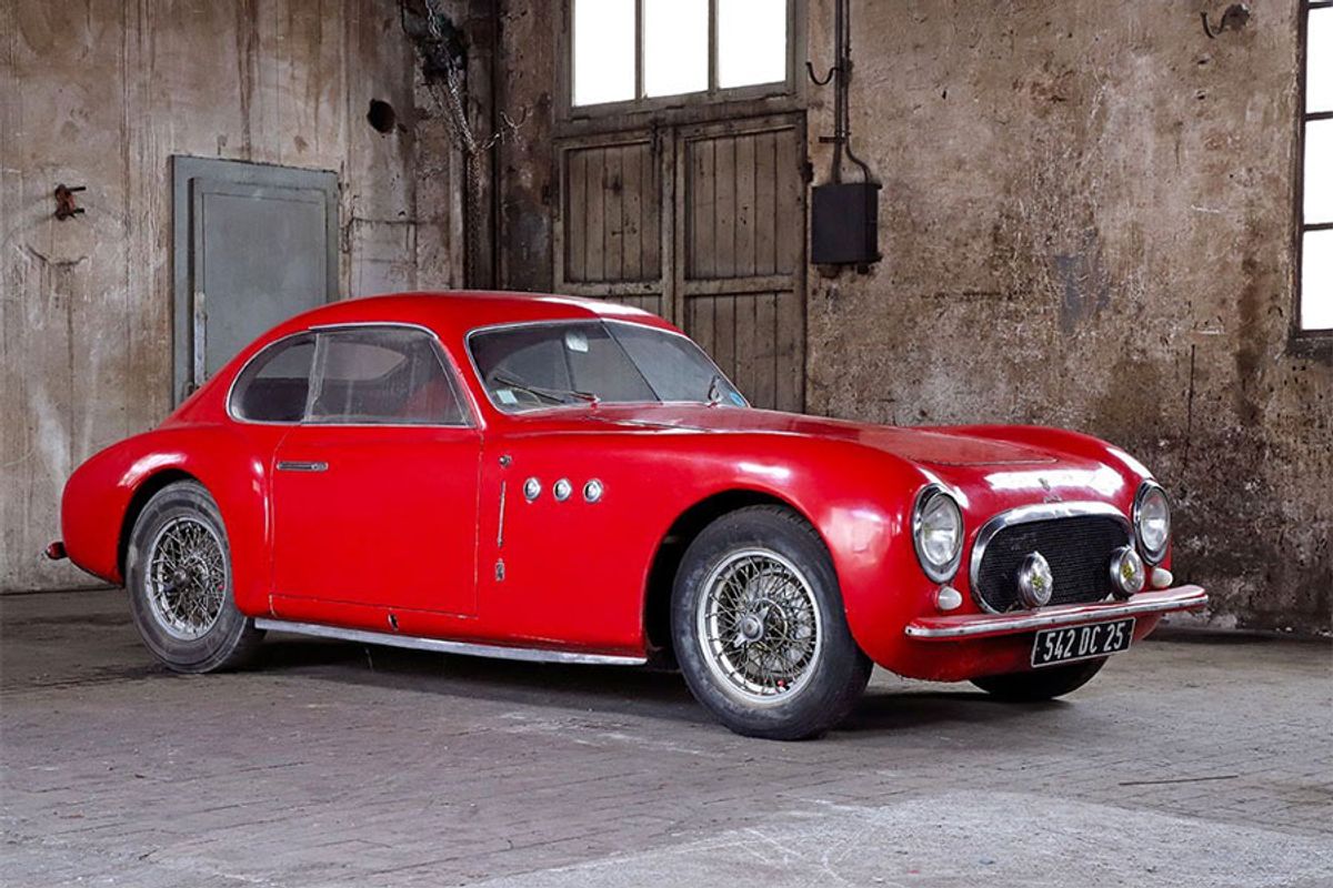 1948 Cisitalia 202 SC Berlinetta by Pininfarina @ Aguttes Autumn Sale