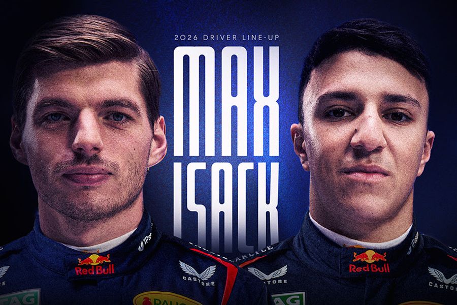 Red Bull announce Isack Hadjar and Max Verstappen for 2026