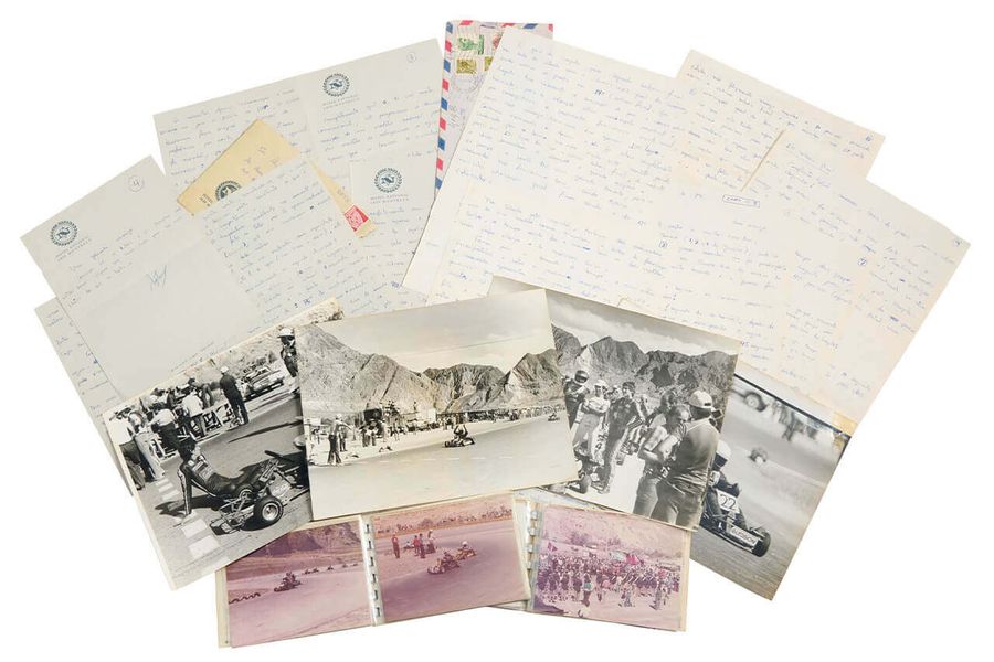 Two autograph letters by Formula One legend Ayrton Senna at Christie's