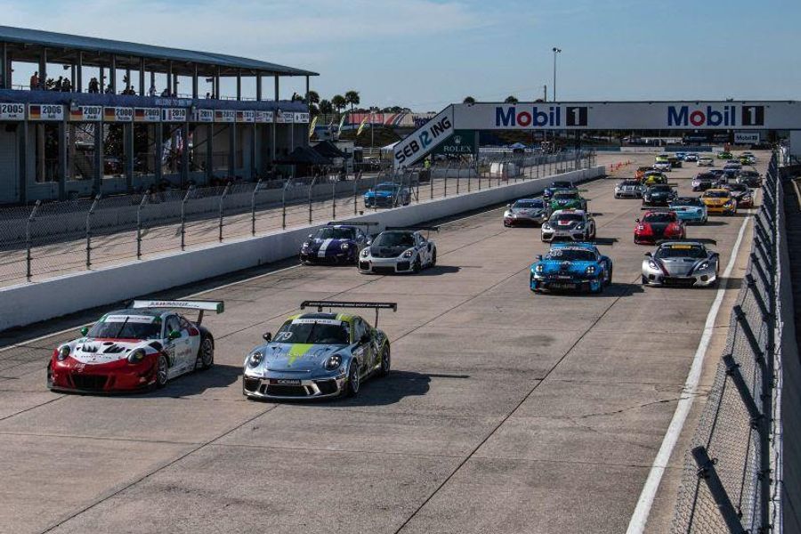 Opening day of HSR Sebring Pistons & Props crowns six race winners