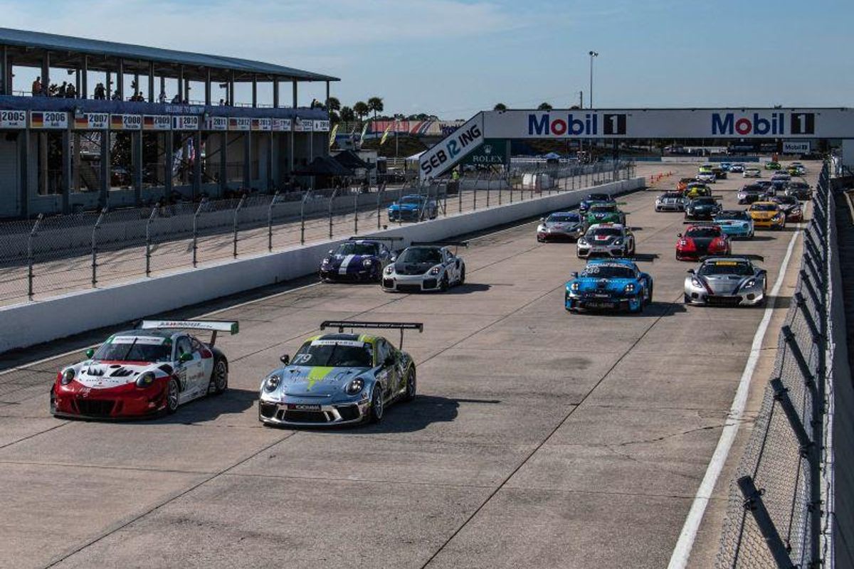 Opening day of HSR Sebring Pistons & Props crowns six race winners