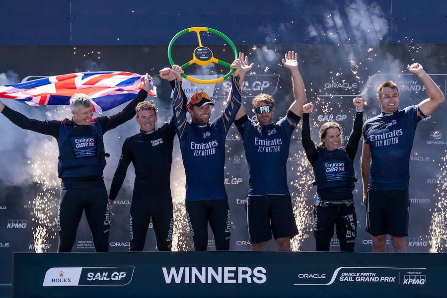 Emirates Great Britain takes commanding Perth Sail GP victory
